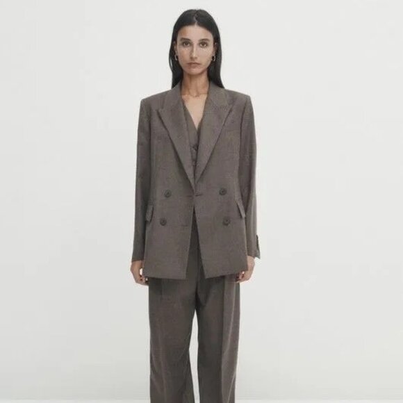 Massimo Dutti Jackets & Blazers - Massimo Dutti Dark Gray Blazer